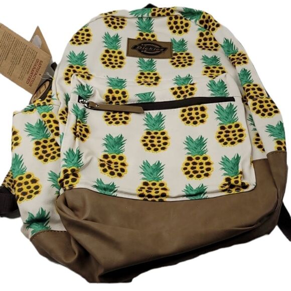 NEW DICKIES HAWAII Pineapple laptop Computer Travel  outdoor BACKPACK NWT - Picture 1 of 12
